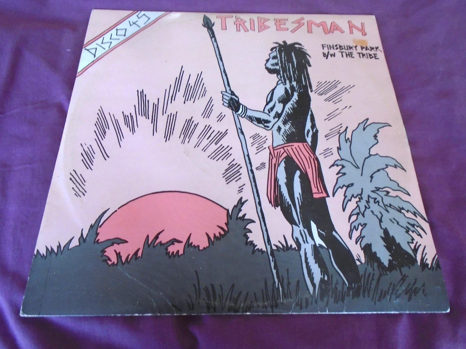 Tribesman Finsbury Park 12 inch Single 45rpm Retested BOA 102 1979