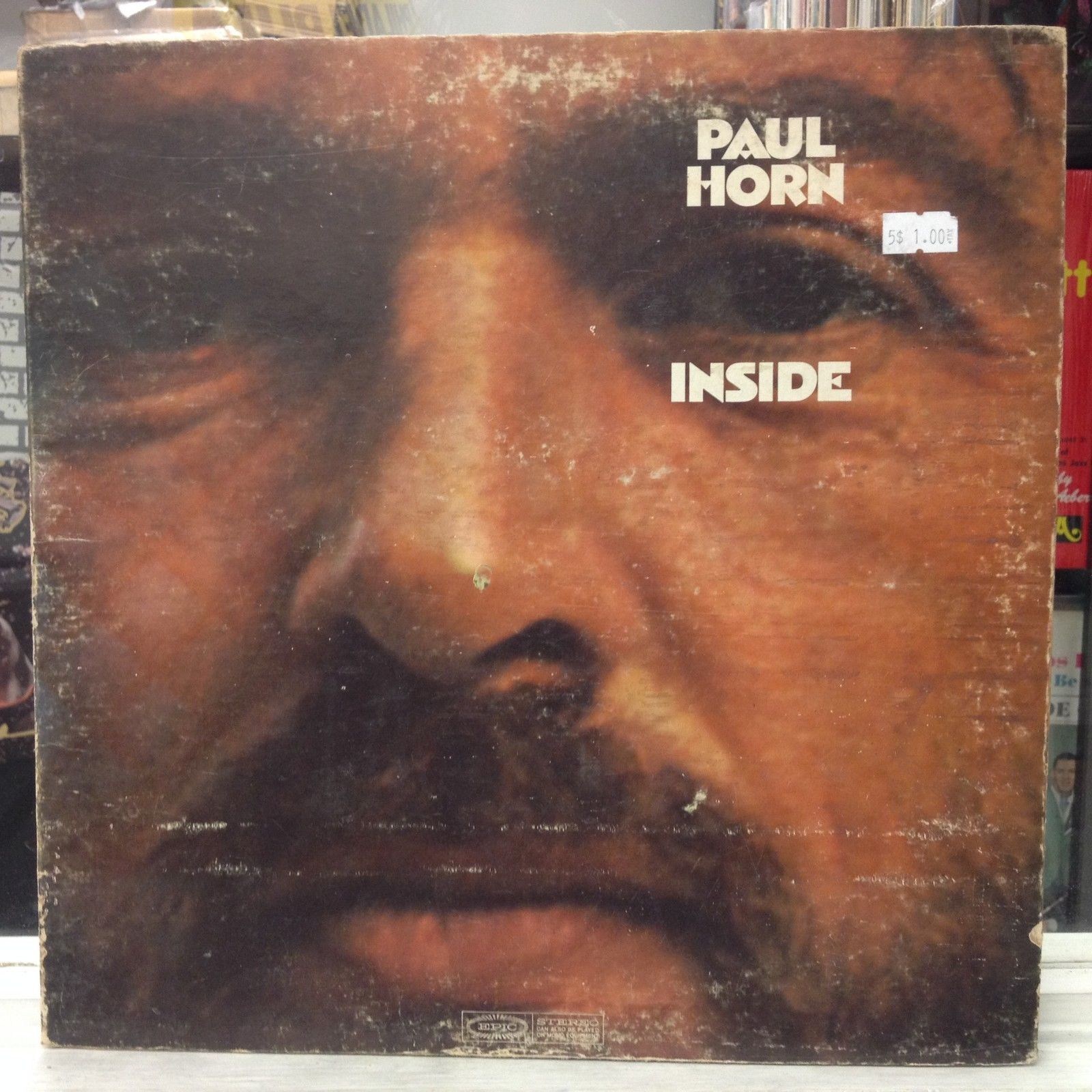 [JAZZ]~EXC LP~PAUL HORN~Inside~{1968~EPIC~YELLOW LABEL~Issue]