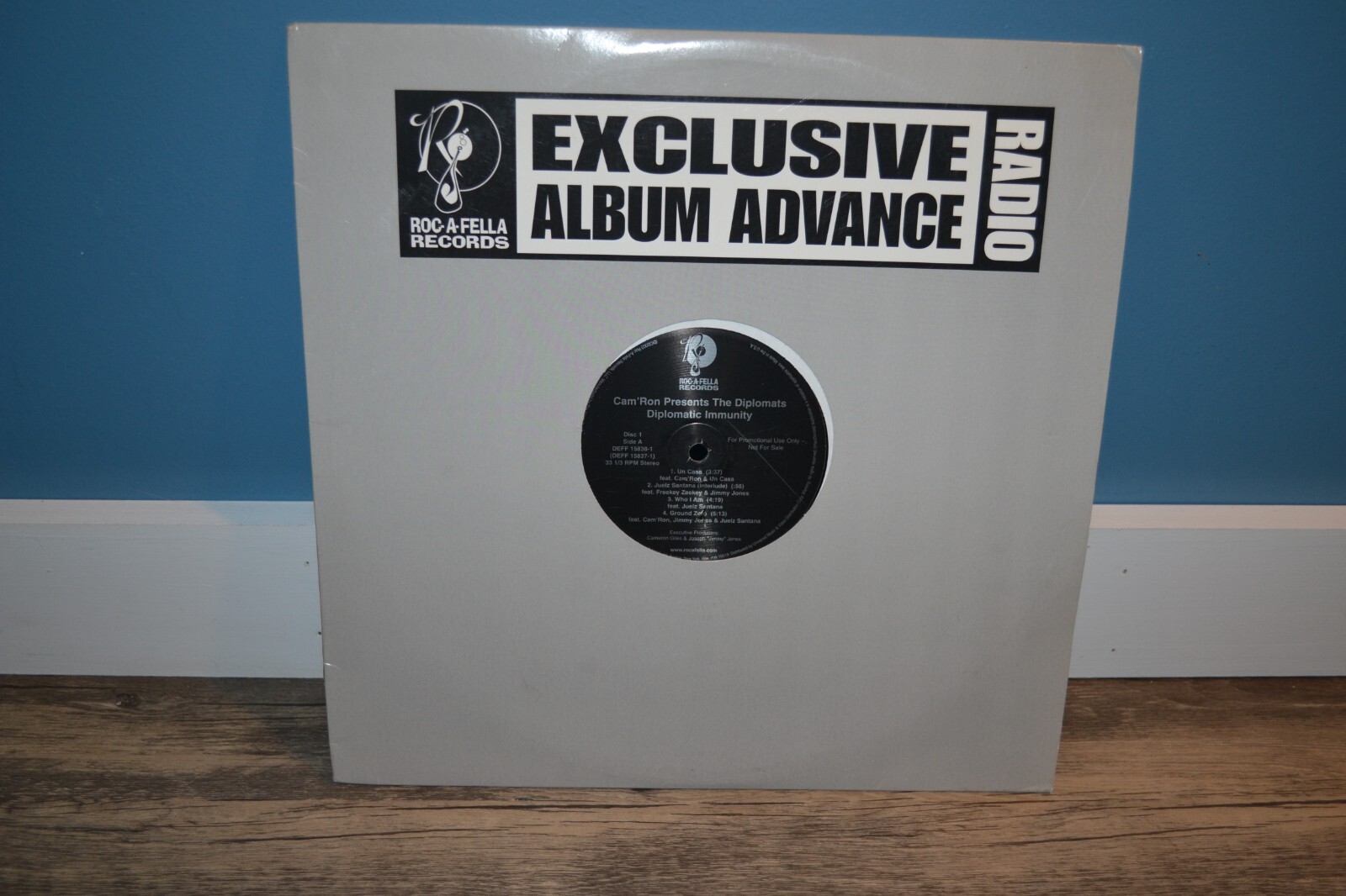 CAM’RON PRESENTS THE DIPLOMATS DIPLOMATIC IMMUNITY PROMO RECORD DISC 1