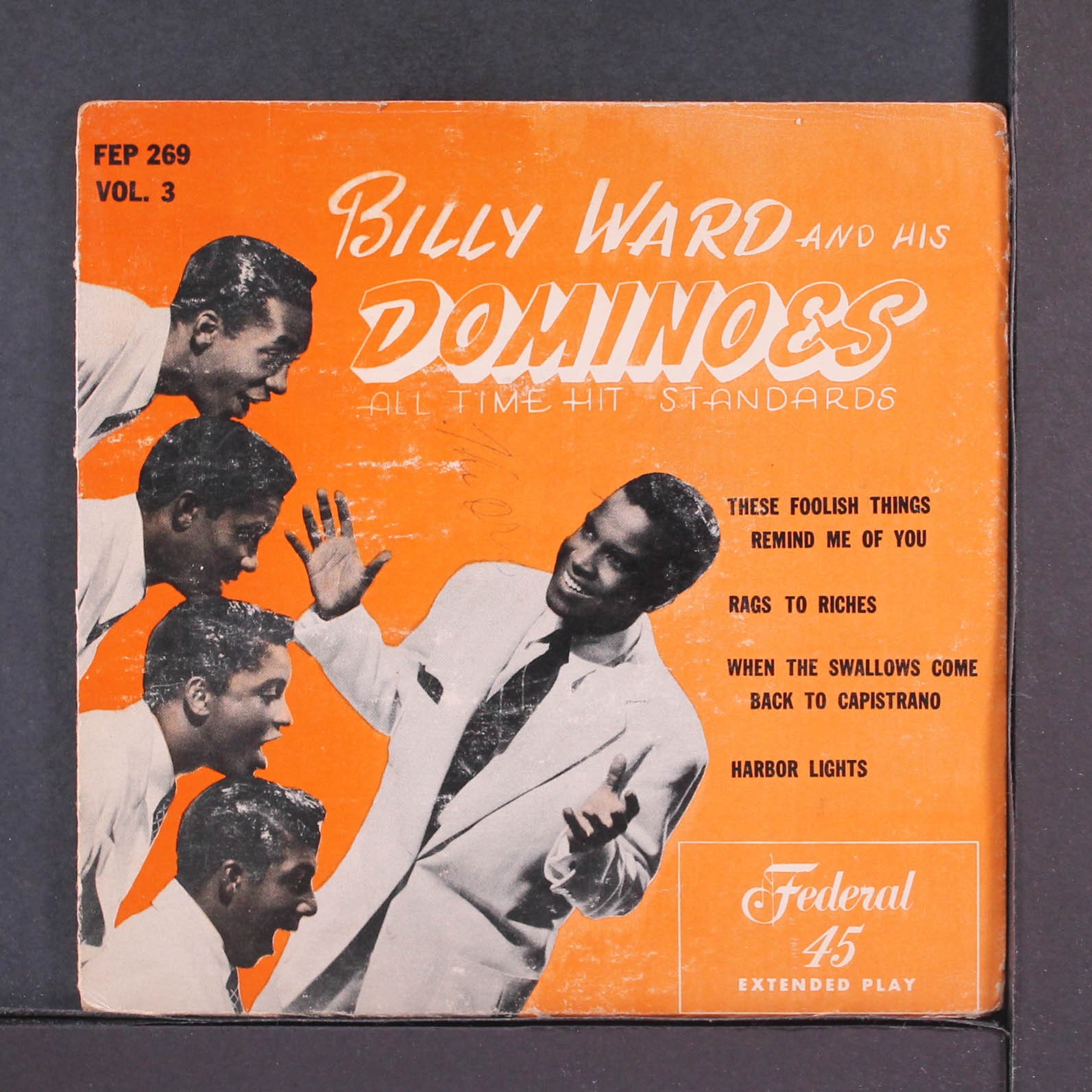 BILLY WARD & DOMINOES: all time hit standards, vol. 3 FEDERAL 7″ EP 45 RPM