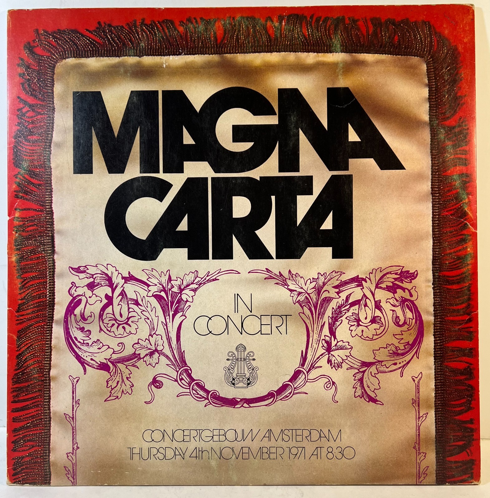 Magna Carta-In Concert – 1972- Vertigo-Swirl Label-6360 068 EX/VG+