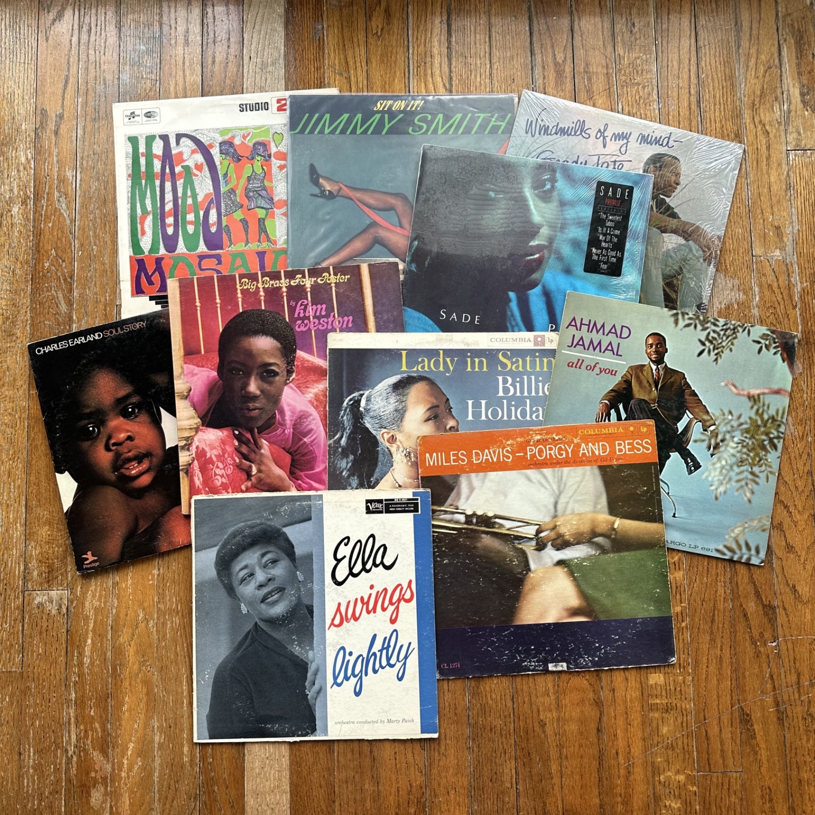 JAZZ SOUL Records Ella Fitzgerald SADE BILLIE HOLIDAY Miles Davis EARLAND VG LOT