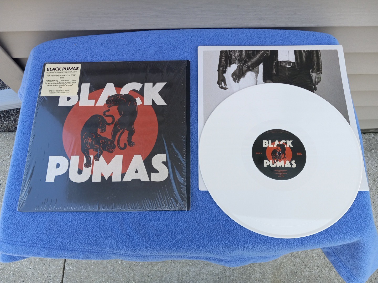 Black Pumas (Self-Titled Debut) Cream/Off-White Vinyl LP (ATO Records, 2019) NM