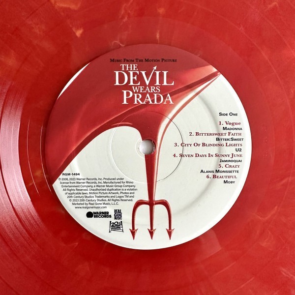 Music From DEVIL WEARS PRADA—HELLFIRE VINYL Red Marble 1st Press 750 copies NEW