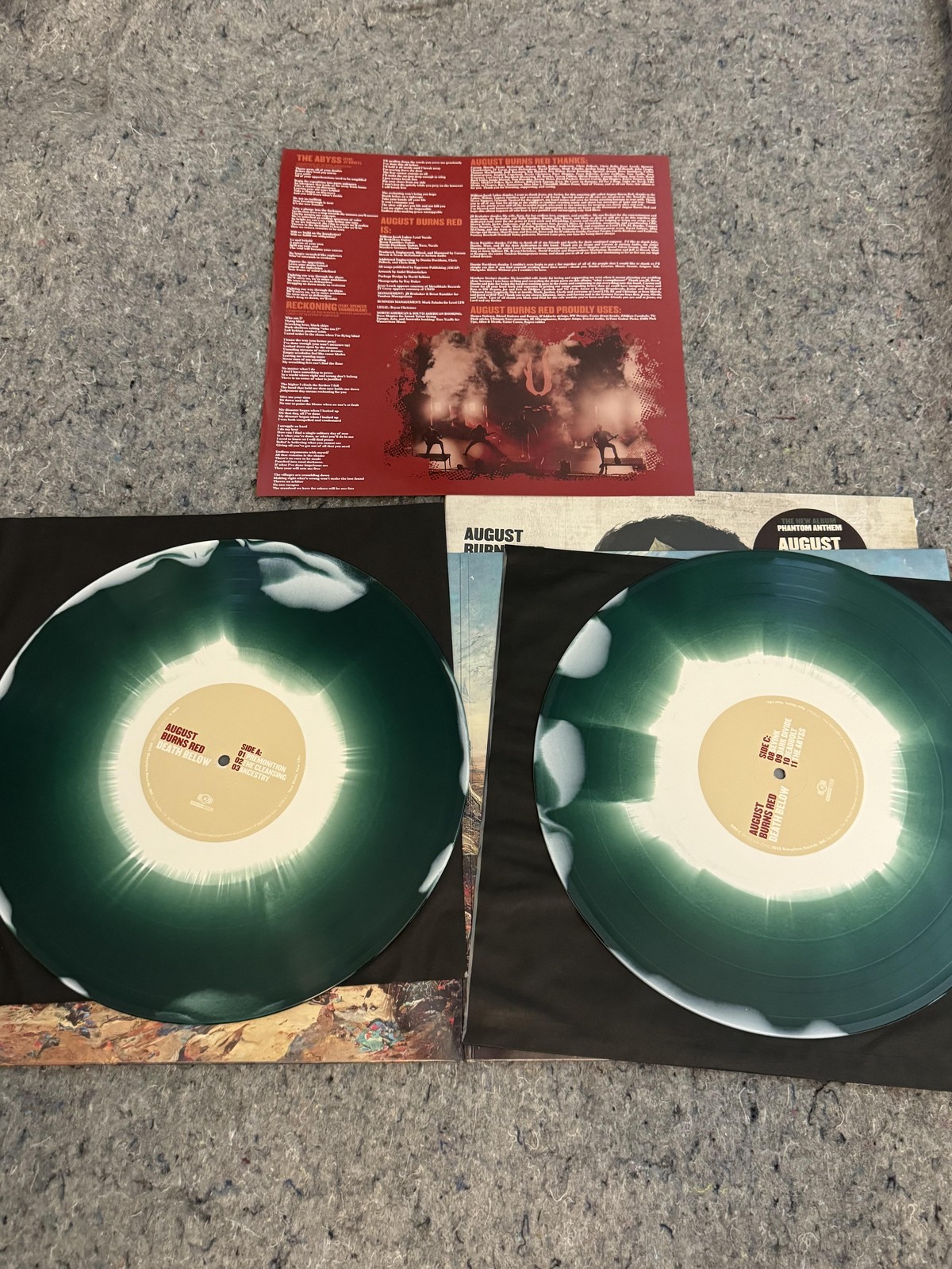 August Burns Red Death Below Phantom Anthem Impending Doom Hellbent Vinyl LP