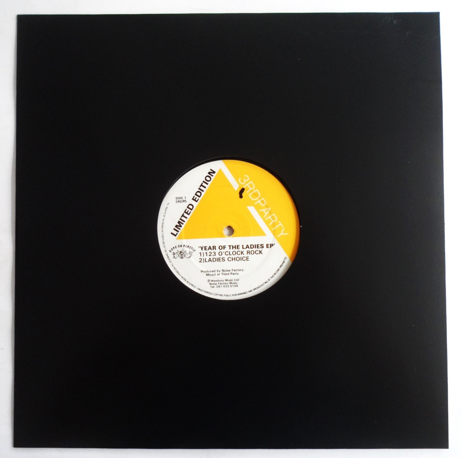 NOISE FACTORY – YEAR OF THE LADIES EP 12″ VINYL 1993 3RD PARTY 3RD#5 *VG*