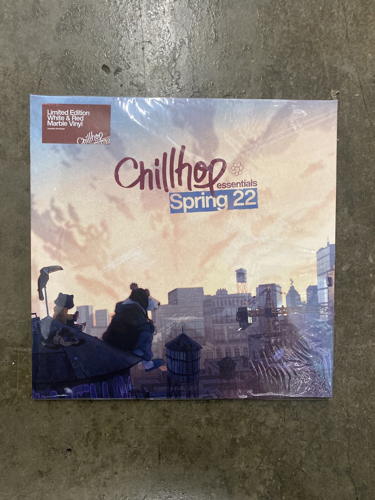 Various Artists Chillhop Essentials Spring ’22 White & Red Colored Vinyl LE200