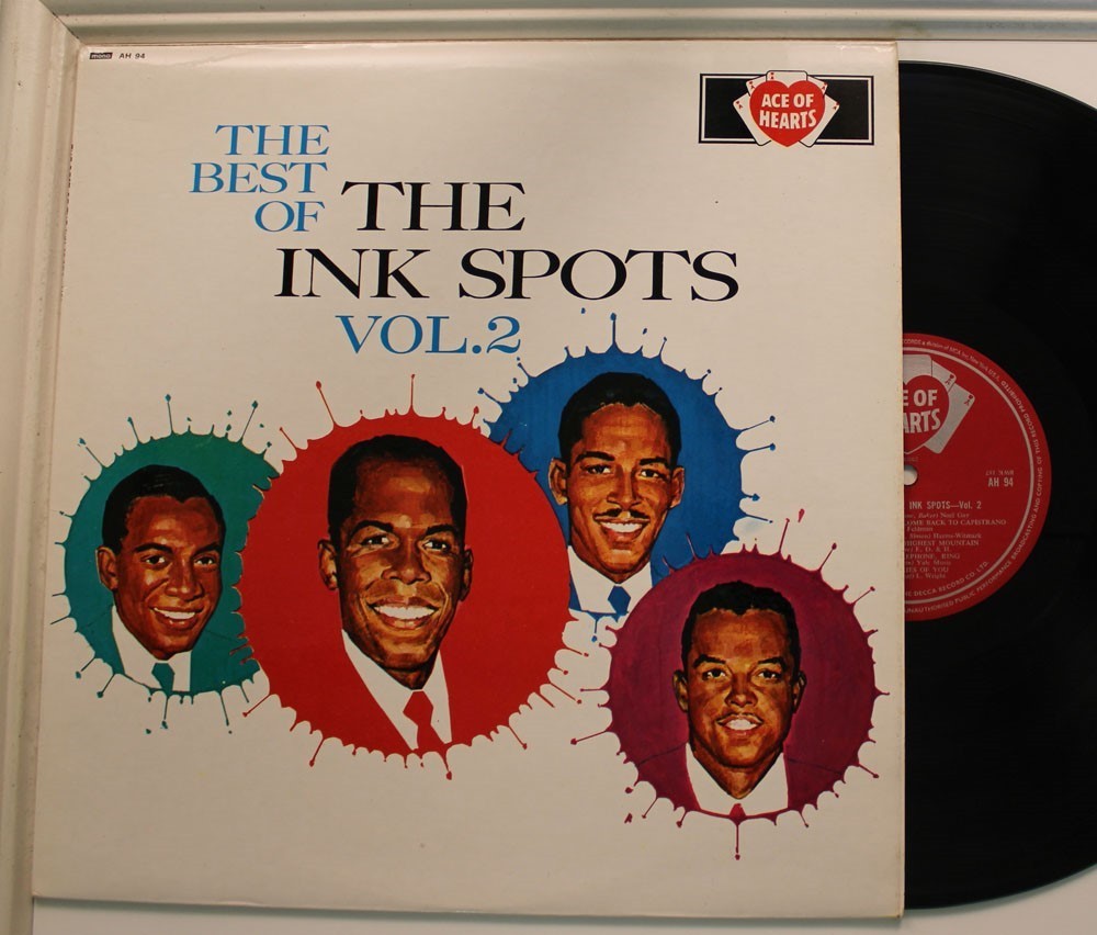 The Ink Spots UK Import Lp The Best Of Vol. 2 On Ace Of Hearts – Vg++/ Vg++