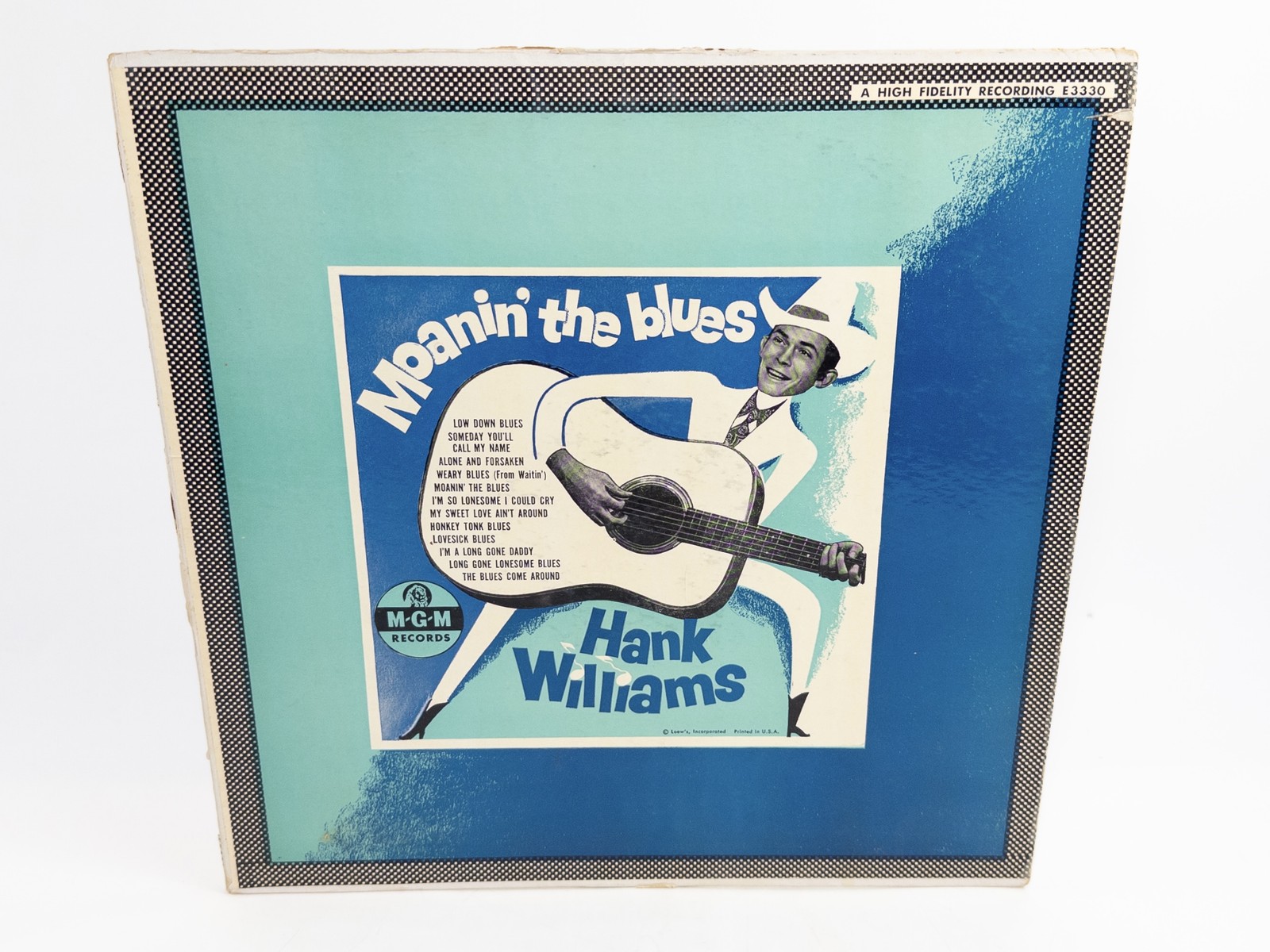 Hank Williams With His Drifting Cowboys – Moanin’ The Blues MGM Vinyl, VG, VG