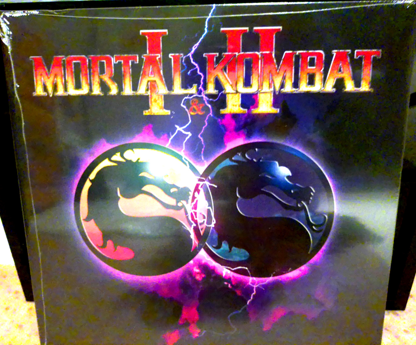 Mortal Kombat 1 & 2 Arcade Soundtrack ETR Mk2 Swirl Vinyl LP Ltd to 500 Sealed