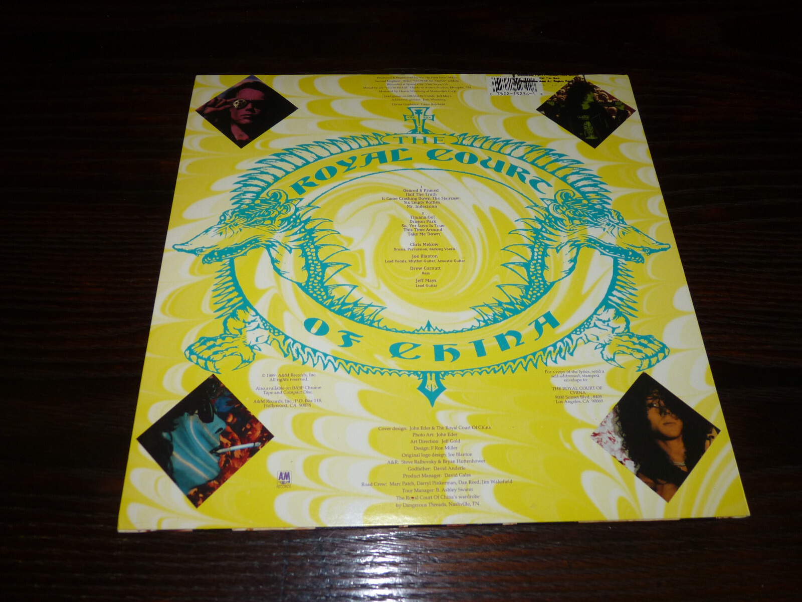 The Royal Court Of China – Geared & Primed (1989 Vinyl Record LP) A&M SP 5234