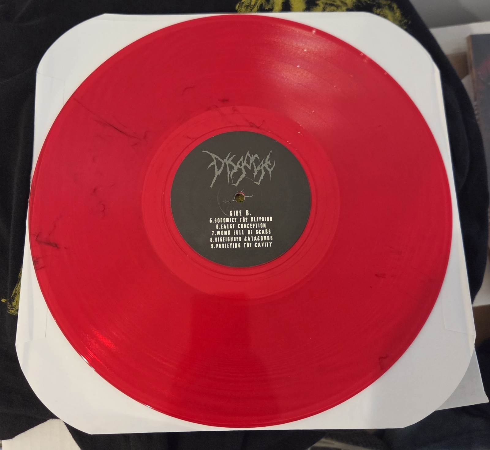 Disgorge “She Lay Gutted” Red Colored Vinyl Brutal Death Metal