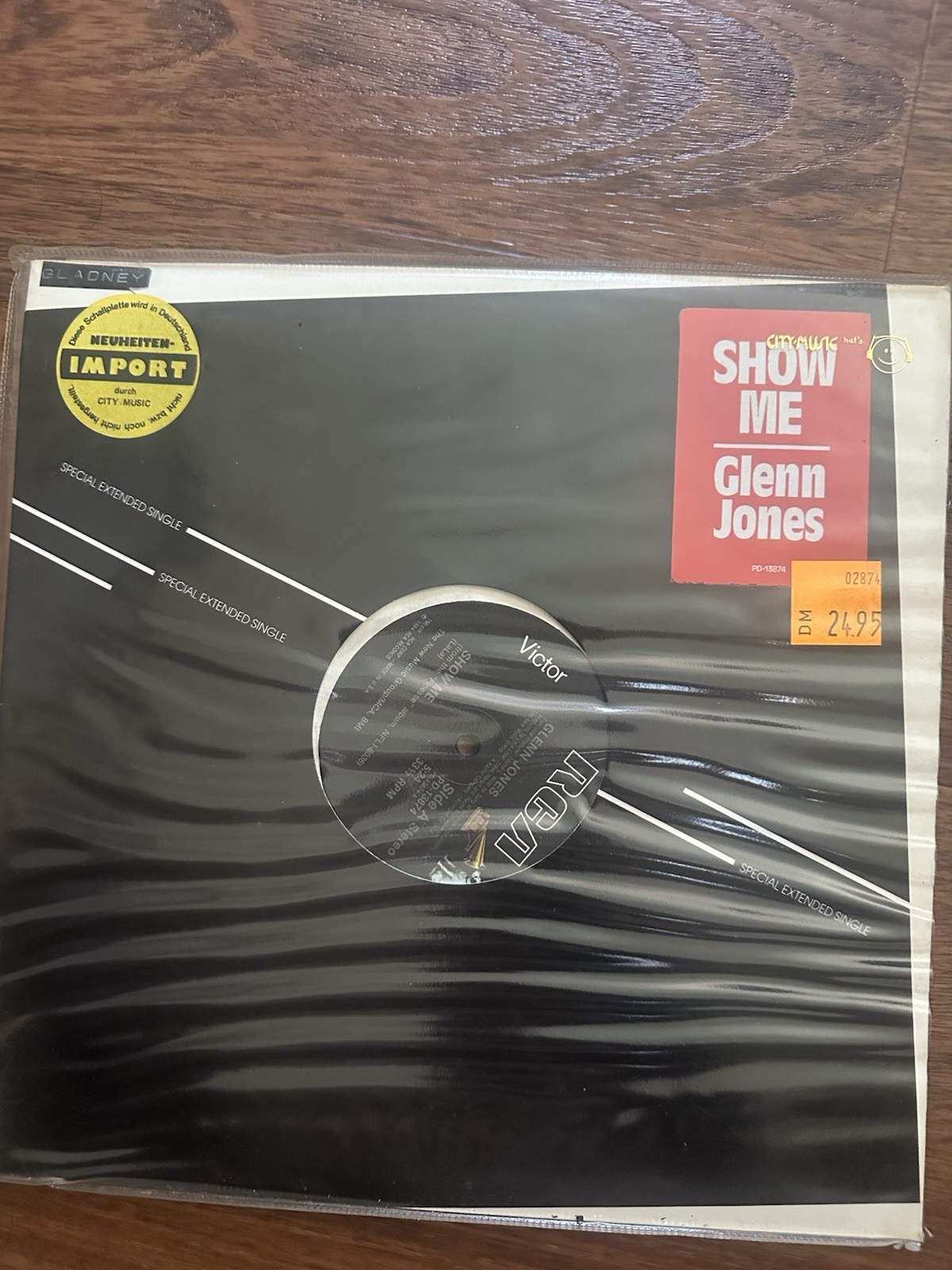 Glenn Jones Show Me On The Floor 12″ Vinyl Single PD-13874 RCA Soul Funk 1984
