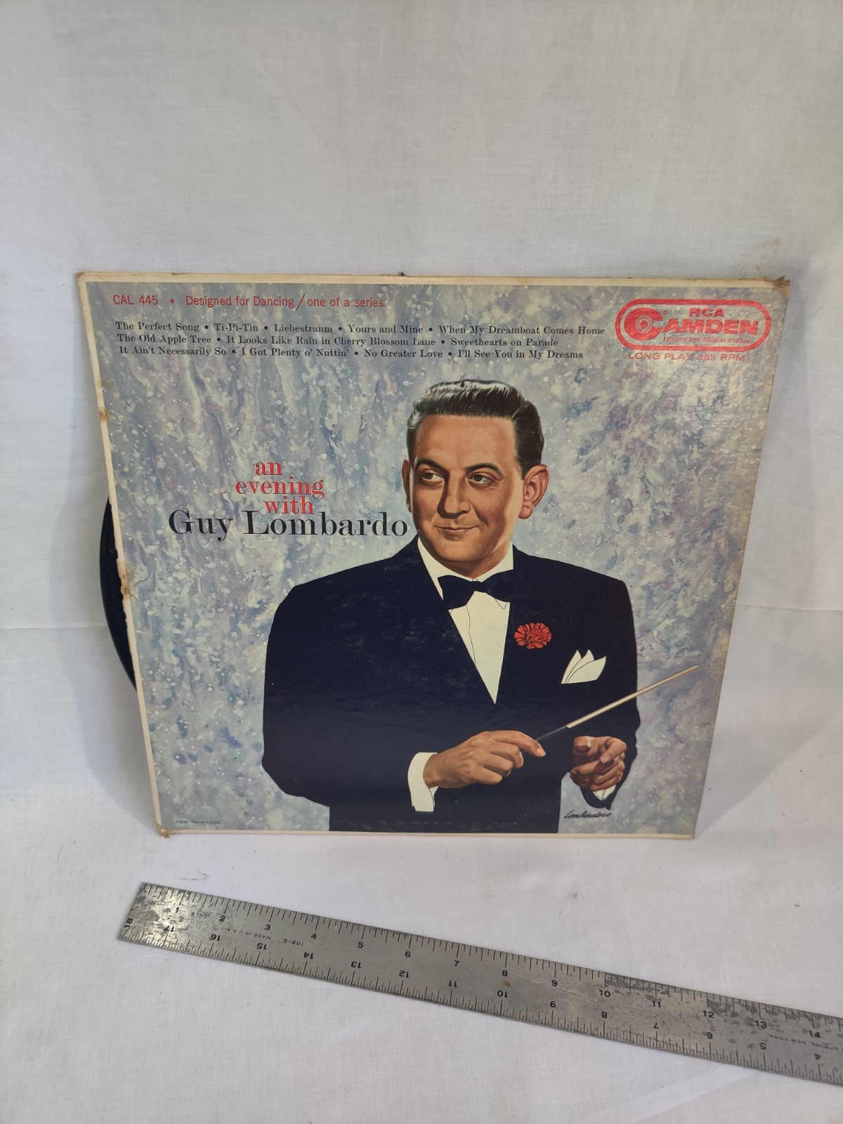 1958 vinyl compilation album “An Evening With Guy Lombardo,” RCA Camden