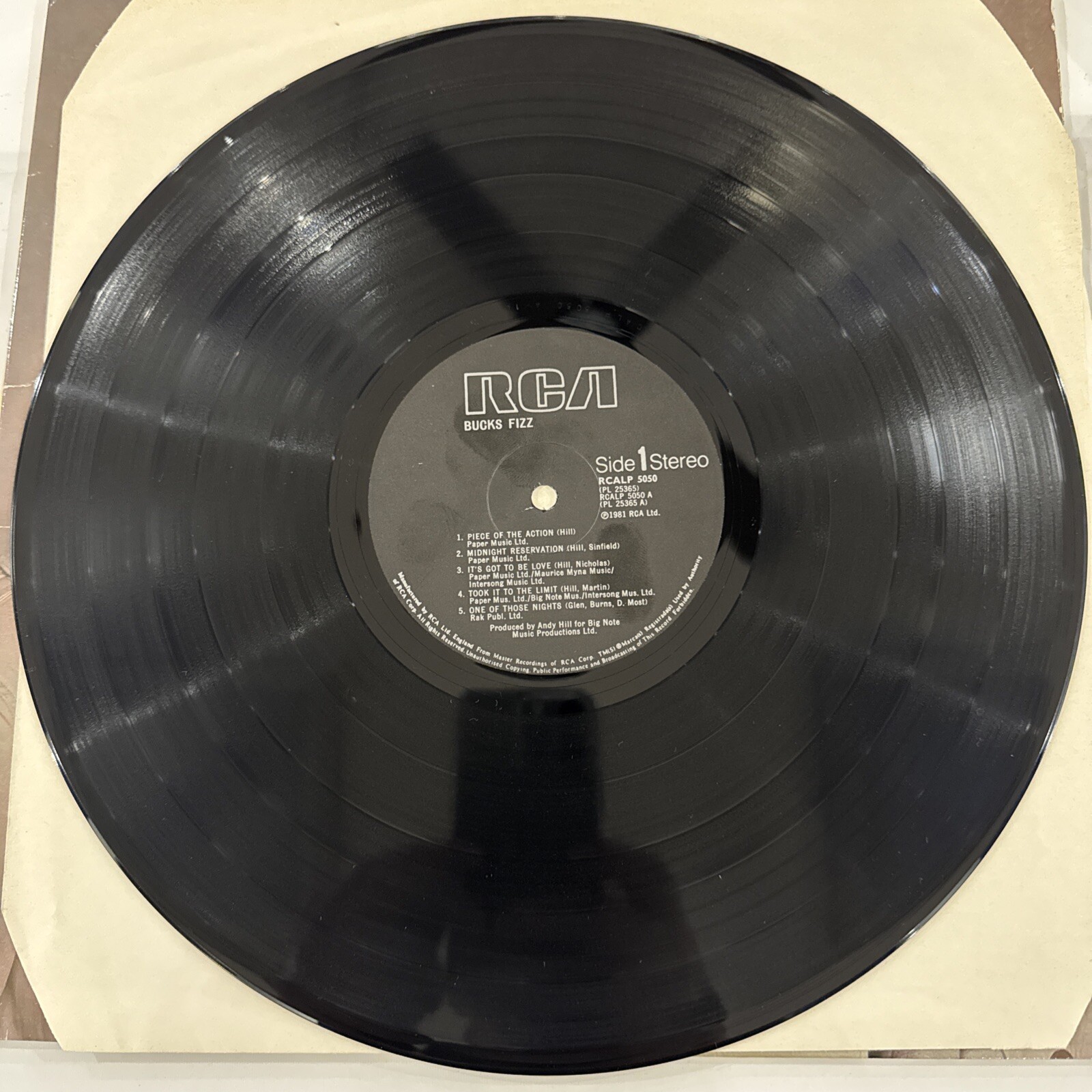 BUCKS FIZZ 1981 UK Debut VINYL LP One Of Those Nights Making Your Mind Up same *