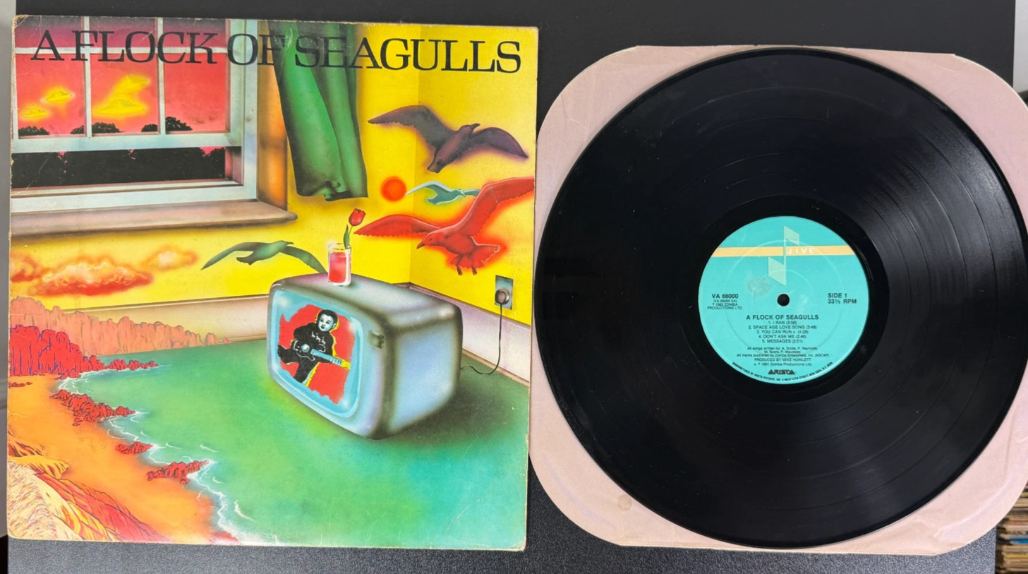 A Flock of Seagulls Self Titled LP 1982 – 1st Pressing – VG+/VG+