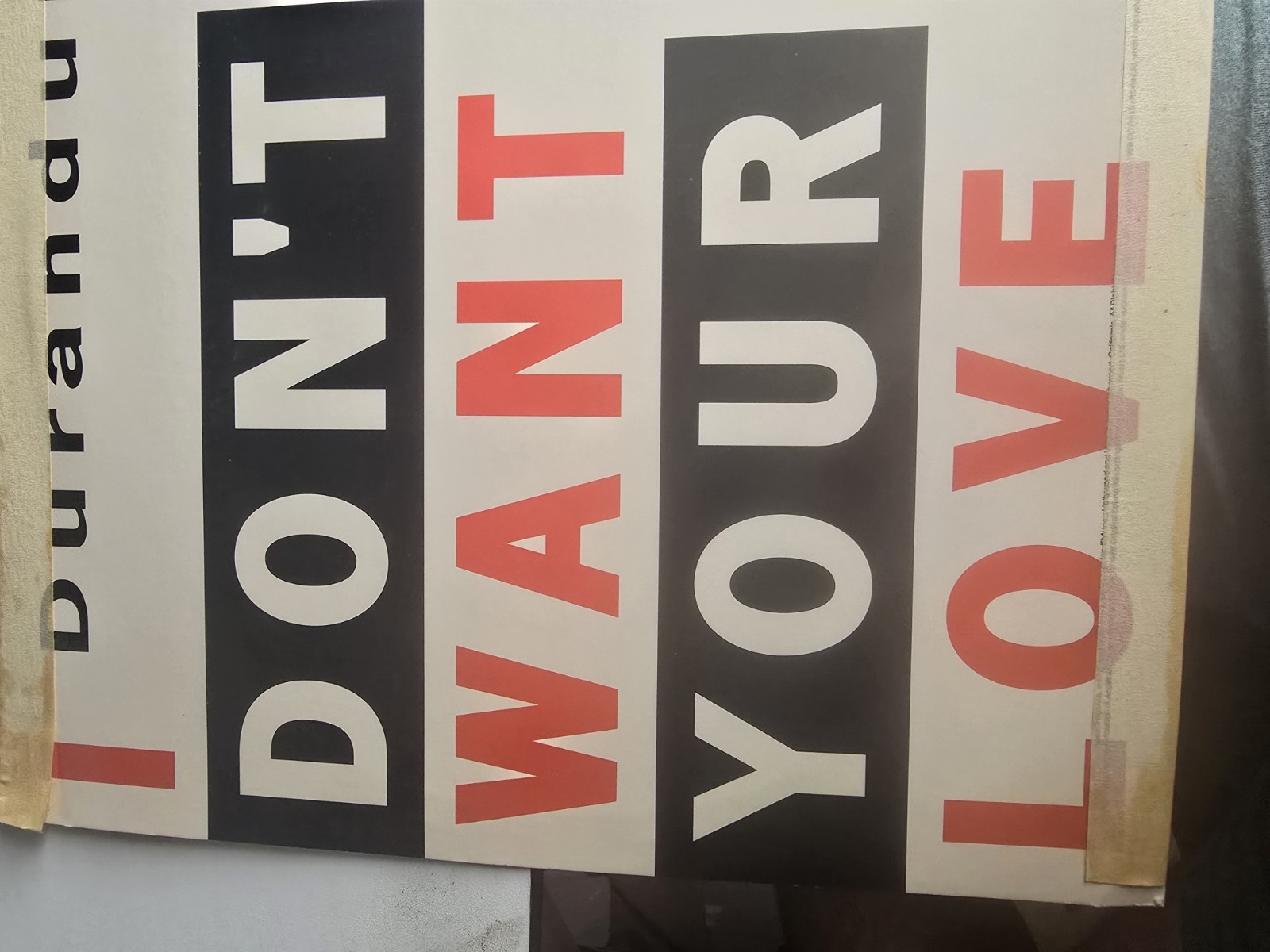 Duran Duran I Don’t Want Your Love Vinyl New Without Wrap