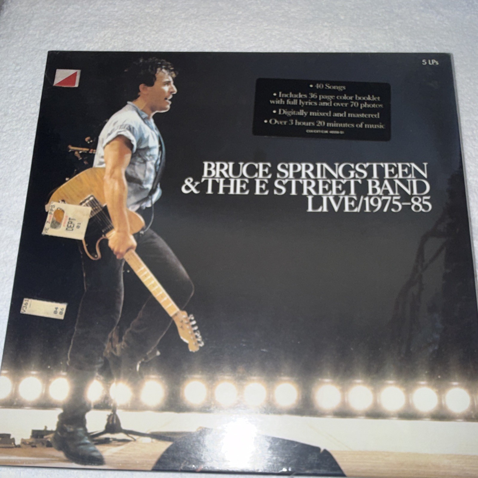 Bruce Springsteen & E Street Band Live/1975-85 5LP Vinyl Box Set Columbia 1986