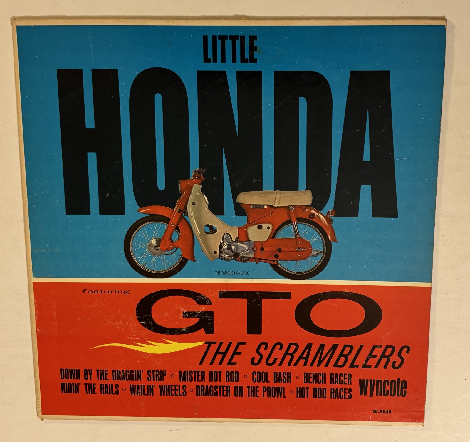 Little Honda Scramblers Wyncote W 9048 Mono Vinyl LP GTO Surf Rock Hot Rod VG+