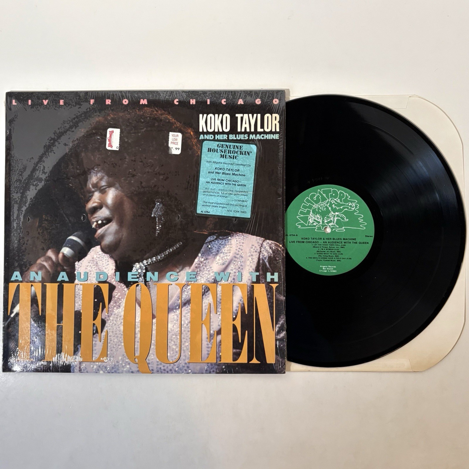 Koko Taylor LP An Audience with the Queen 1987 Alligator Blues Vinyl Record