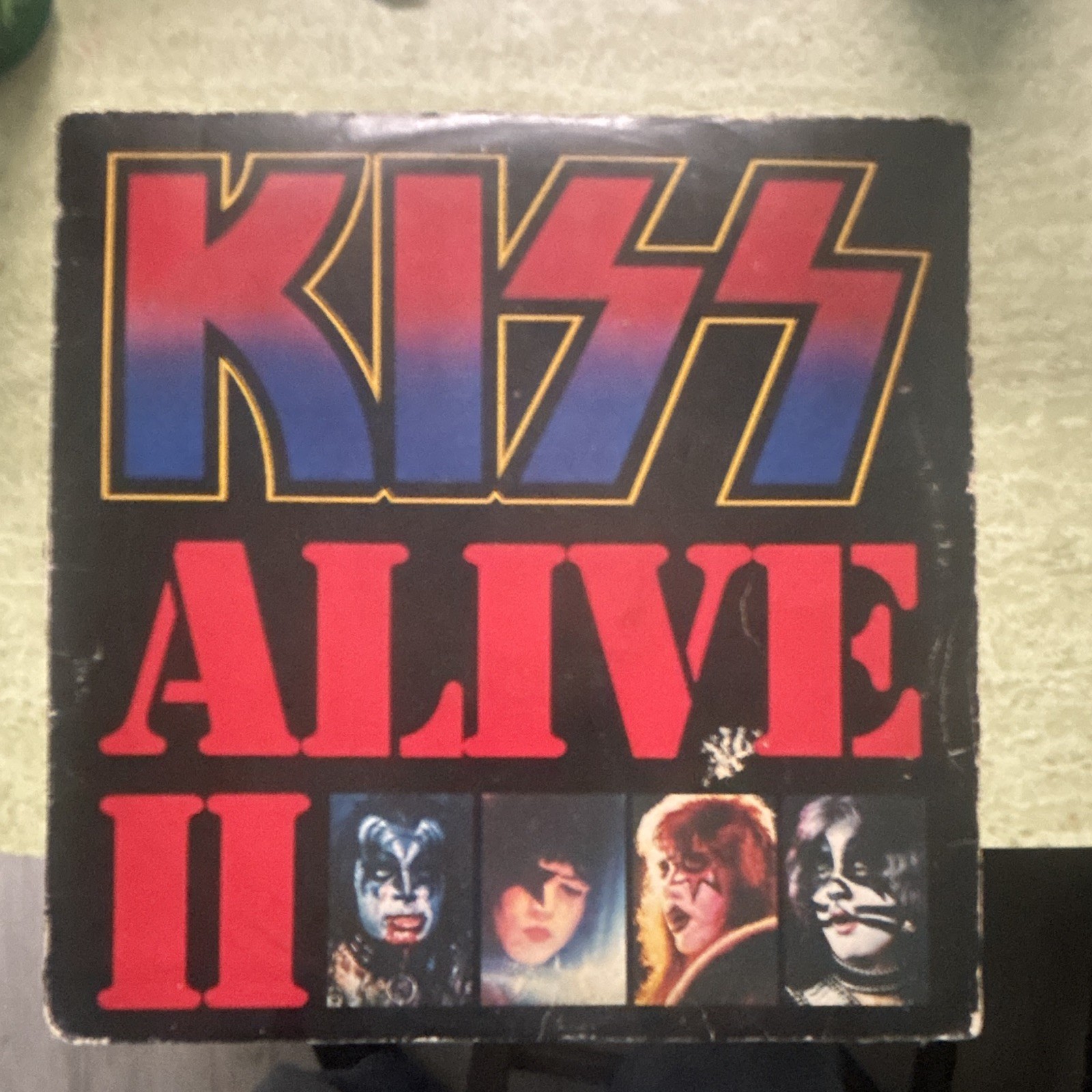 KISS Alive II 2XLP Vinyl 1977 Casablanca Gatefold NBLP-7076 EX/EX w/Inlays