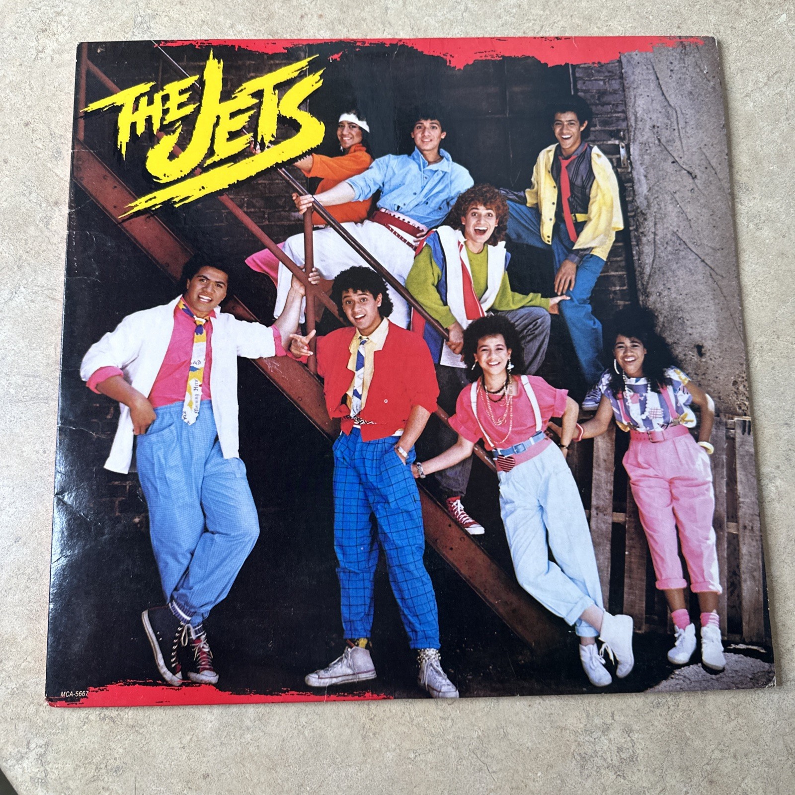 THE JETS Self Titled Vinyl LP 1985 MCA-5667 Electro Funk Pop – w/Inner TESTED VG