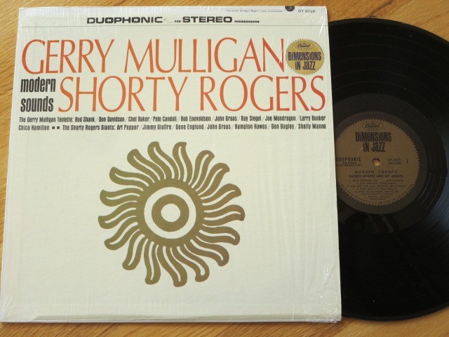 Rare Vintage Jazz-GERRY MULLIGAN-Shorty Rogers-Capitol-Duo Stereo-DT 2025-NM