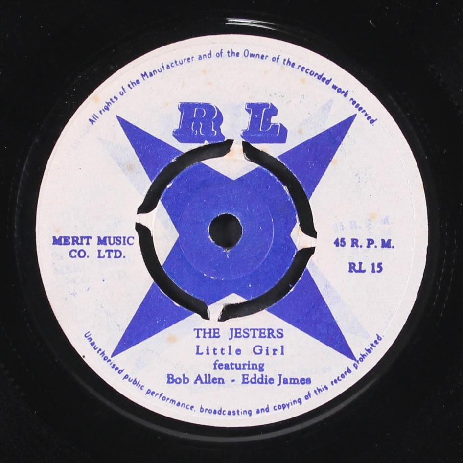 JESTERS: little girl / casa pedro RL 7″ Single 45 RPM UK