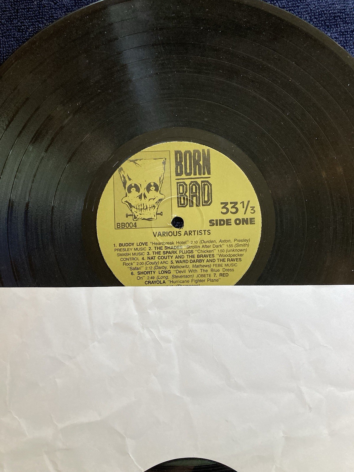 BORN BAD Volume-4 Various Artists Vinyl LP VG+ Gatefold. Born Bad Records 1989