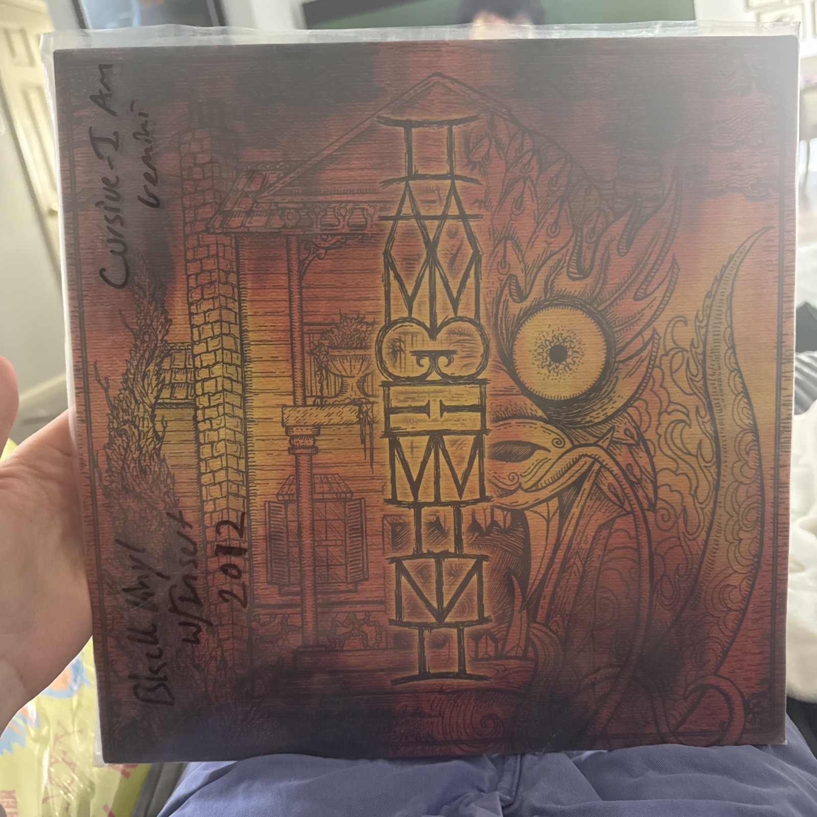 Cursive – “I AM Gemini” 33rpm Vinyl 2012 Tim Kasher With Insert Record LP Saddle