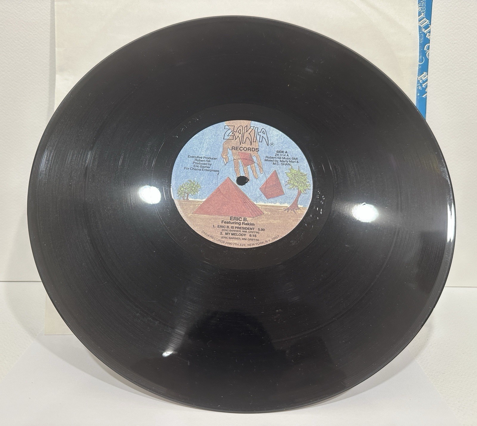 1986 – ERIC B. FEATURING RAKIM – ERIC B. IS PRESIDENT / MY MELODY – Zakia Rec