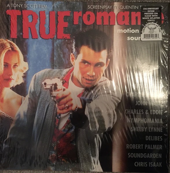 TRUE ROMANCE – OST – LP – CLEAR WITH WHITE SPLATTER VINYL – LE OF 1700 – NEW!
