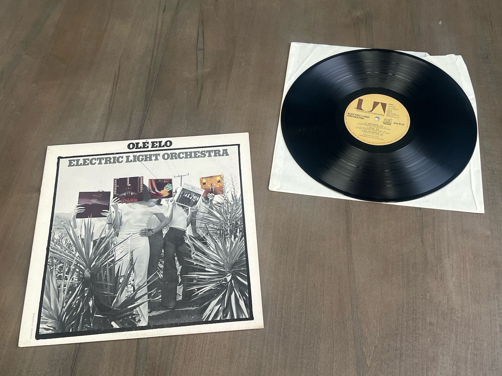 Electric Light Orchestra Ole ELO 1976 EX Vinyl VG Sleeve (Split Seam) UA-LA630-G