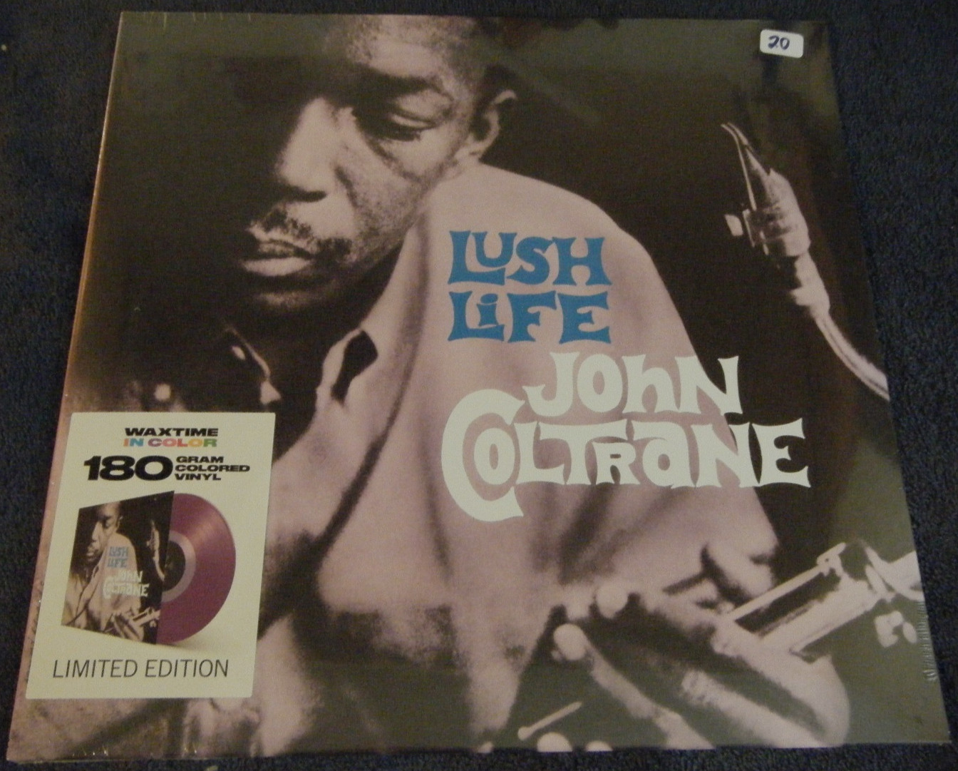 JOHN COLTRANE RECORD “LUSH LIFE” WAX TIME IN COLOR SEALED 2019 180GM PURPLE WAX!