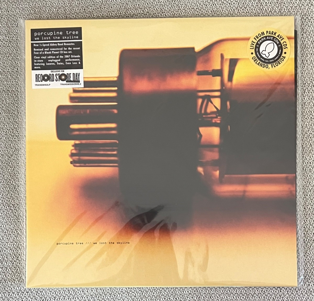 NEW RSD PORCUPINE TREE We Lost The Skyline ltd Half-Speed mastered Clear Vinyl