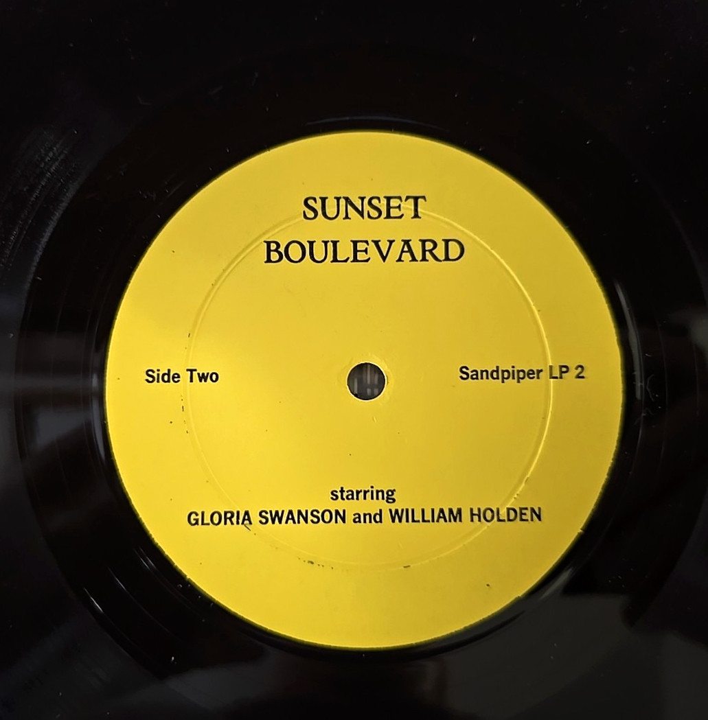 Swanson Holden Sunset Boulevard Radio Performance Record LP2 ~ NM/F ~ FREE SHIP