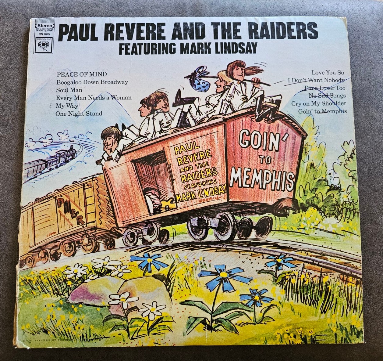 PAUL REVERE & THE RAIDERS Goin’ To Memphis 1968 COLUMBIA 360 STEREO B3