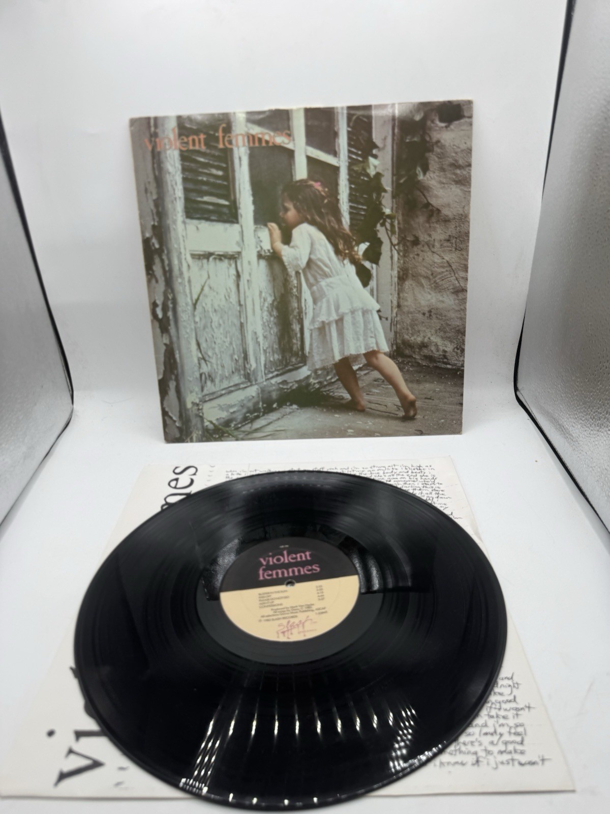 Violent Femmes Self-Titled LP ’83 US Slash #1-23845 1st press RARE pink beige