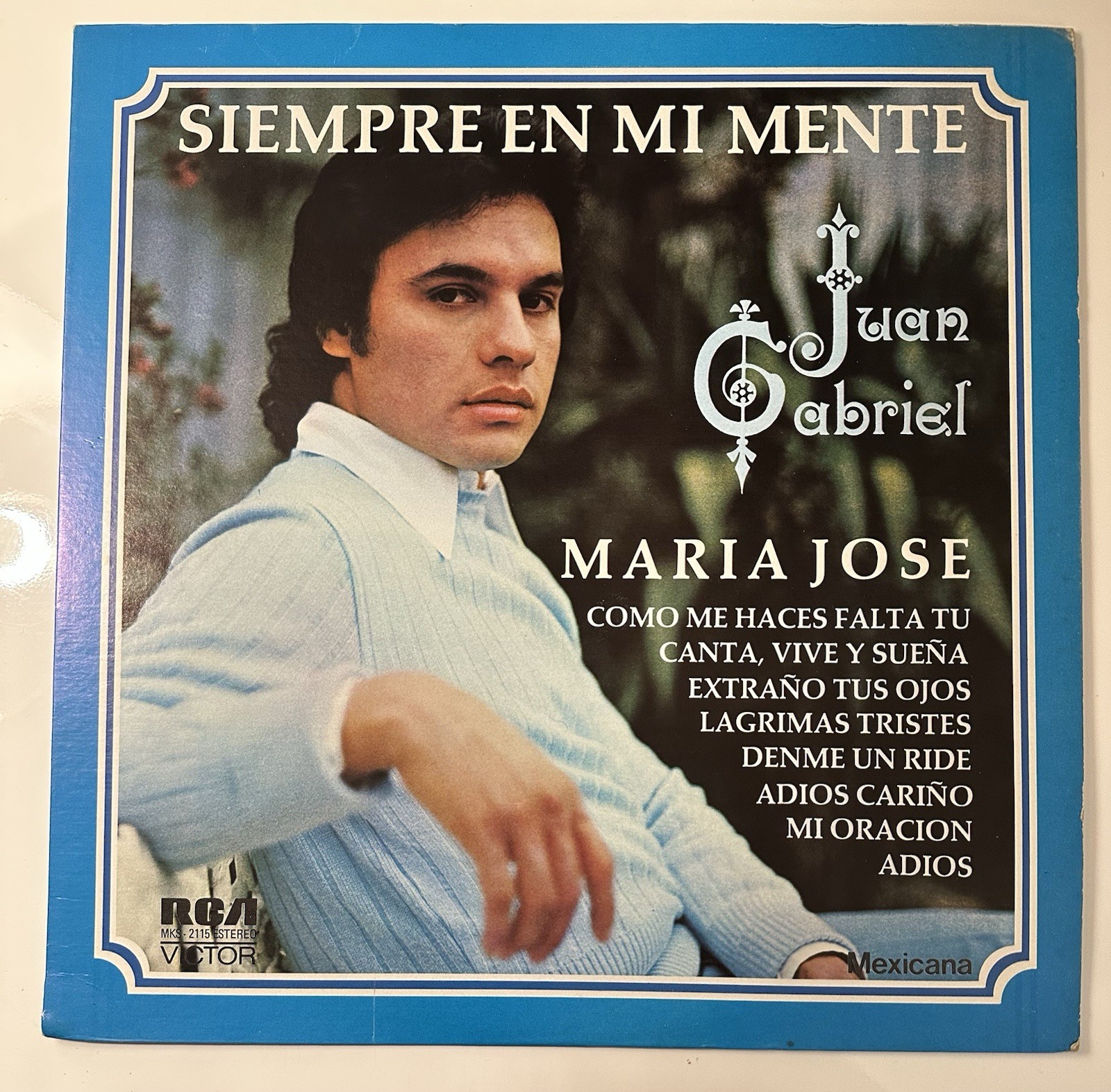 Juan Gabriel – Siempre En Mi Mente (1 x LP, Vinyl, 1978 MX, VG+)