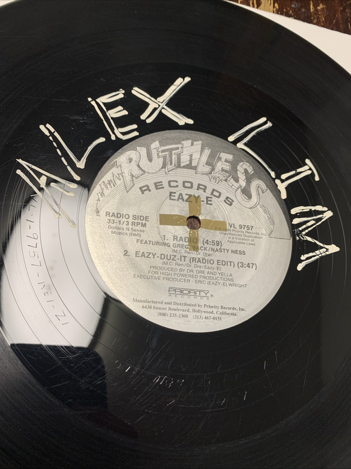 Eazy-E (Eazy-Duz-It) Original 12” Single Vinyl Record