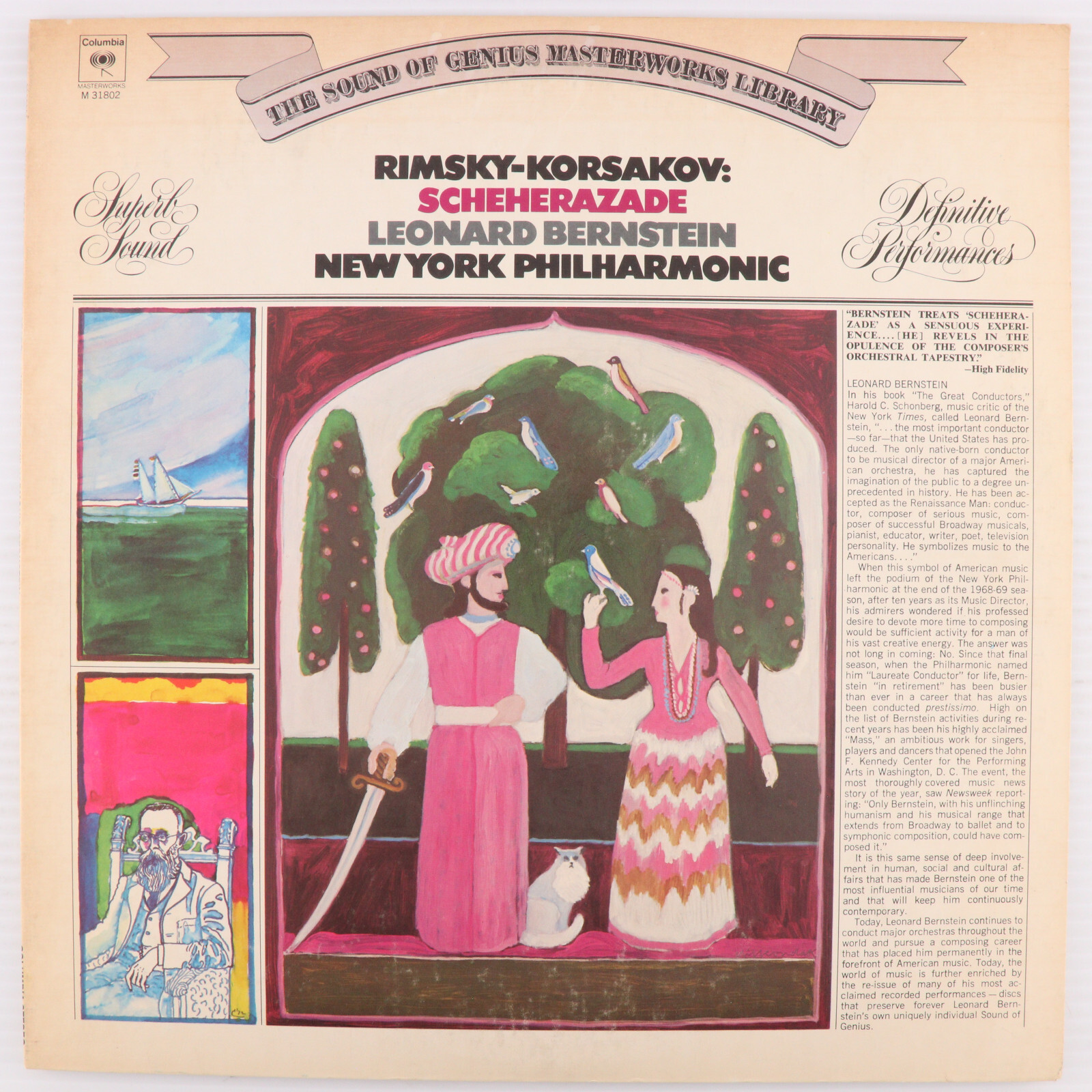 Rimsky-Korsakov – Scheherazade – 1973 Reissue Stereo 12″ LP Vinyl Record M 31802