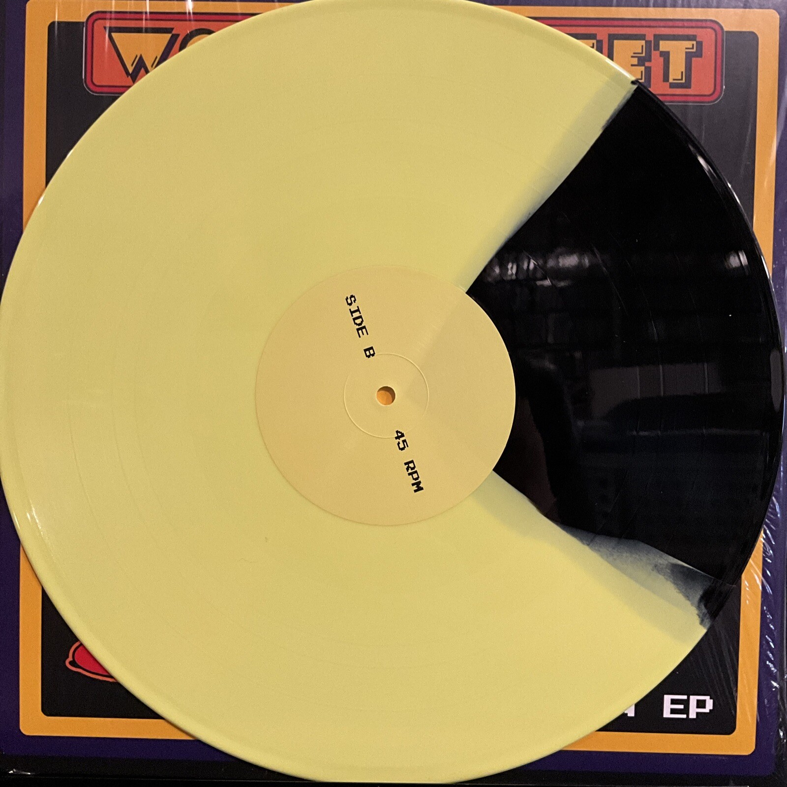 Worm Quartet – The Pac-Man EP 2021 Needlejuice Records NJR-041 [Black/Yellow] NM