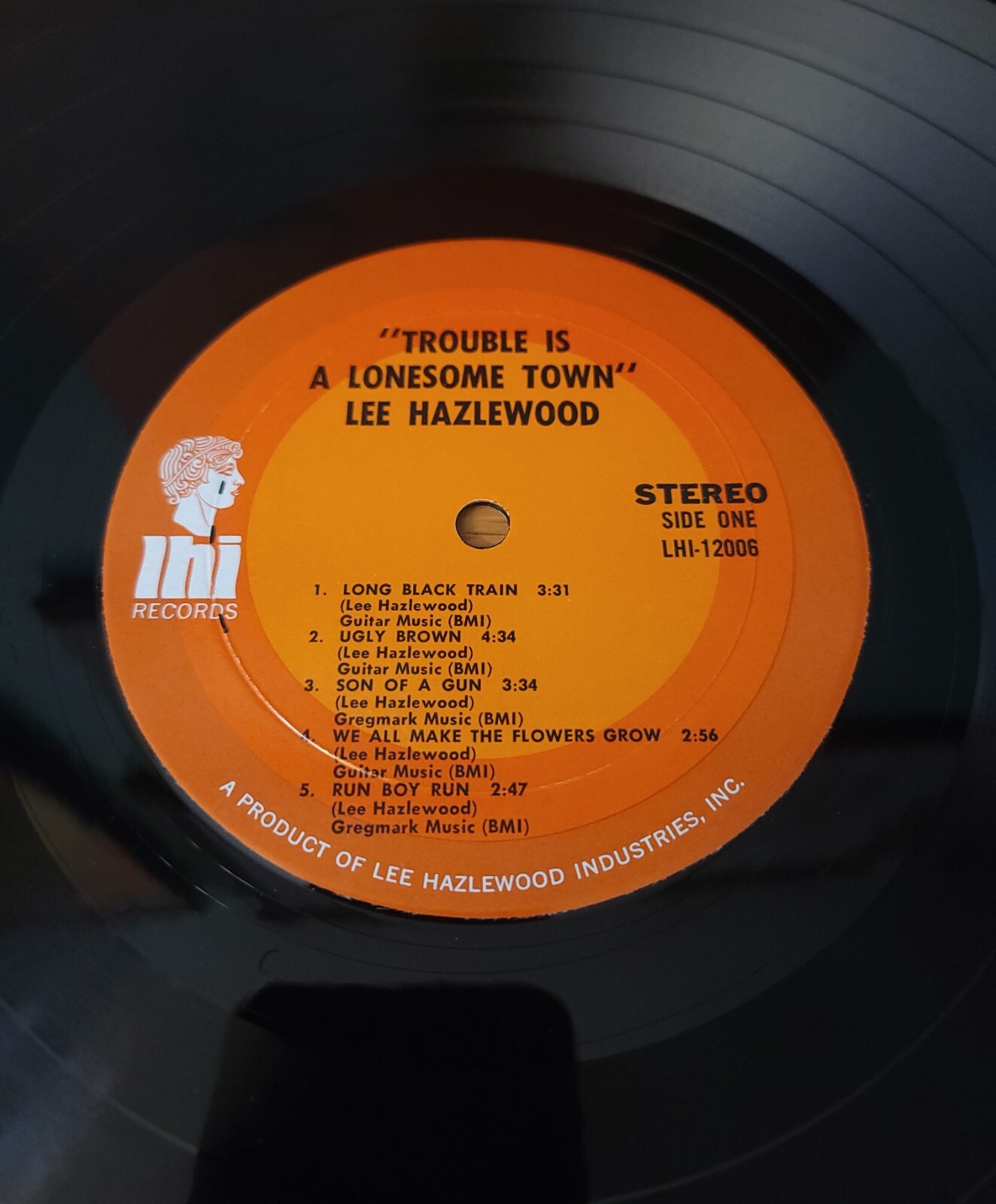 Lee Hazlewood Trouble Is A Lonesome Town 1969 LHI Records Rock LP