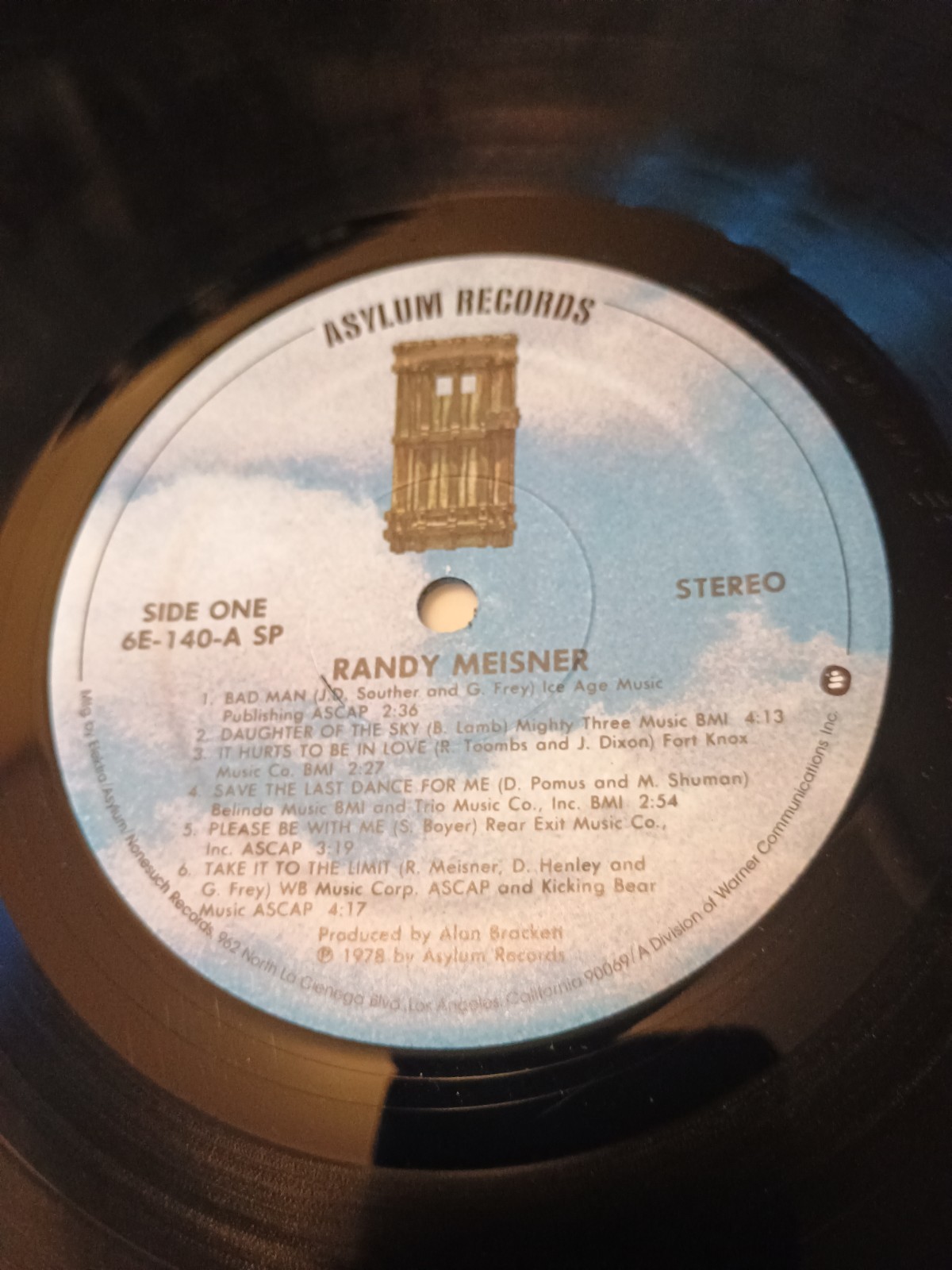 RANDY MEISNER – Self Titled (Eagles Bass Player) VG+