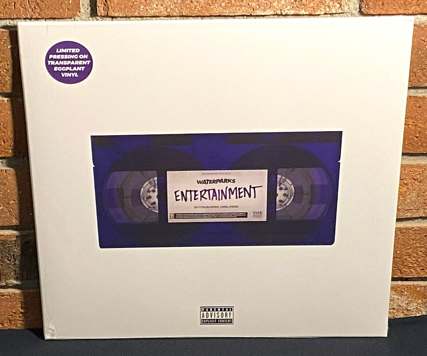 WATERPARKS – Entertainment, Limited EGGPLANT COLORED VINYL LP New & Sealed!
