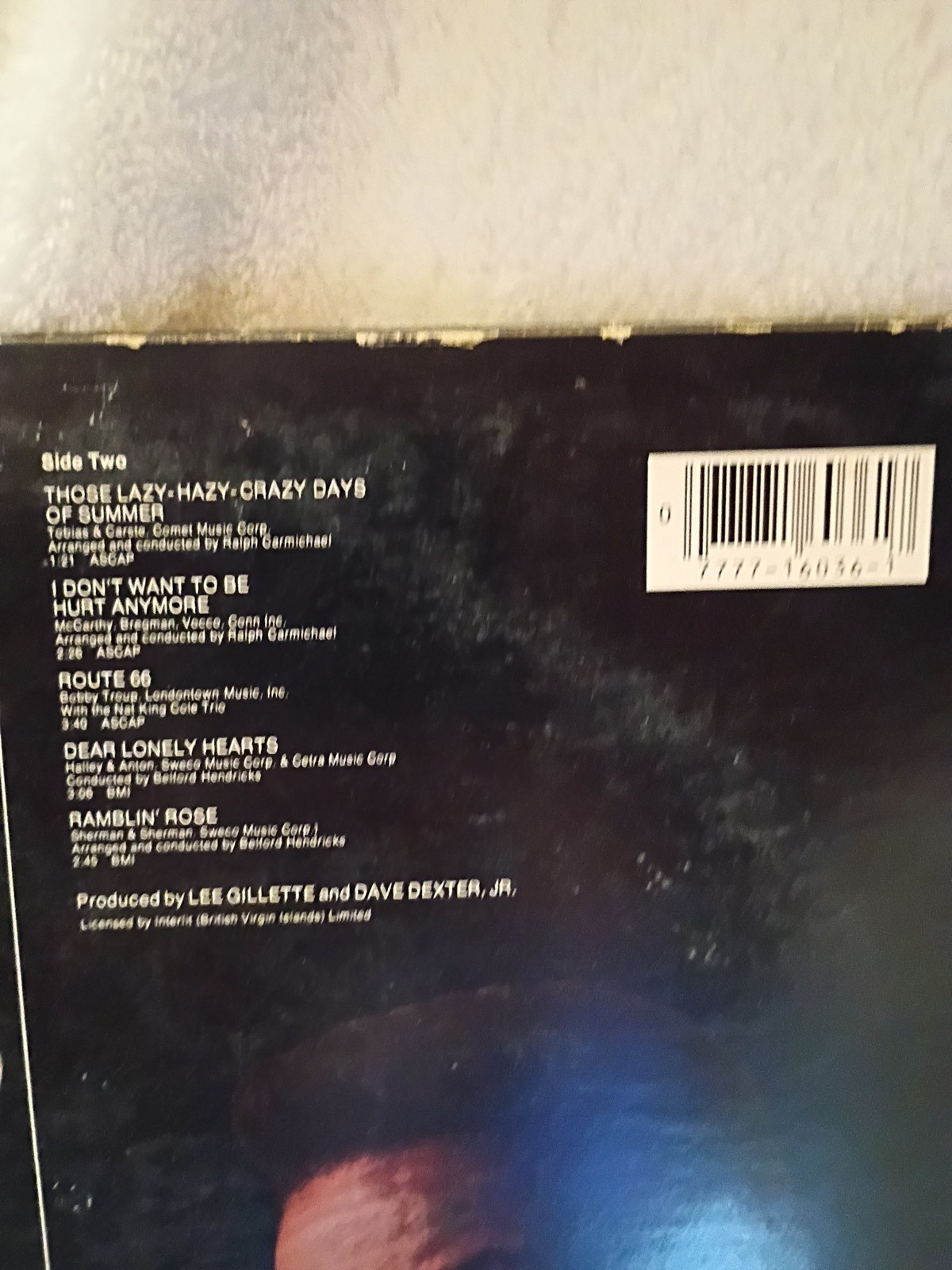 Nat King Cole The Best Of Nat King Cole Vinyl LP 1960s Capitol Records ST-2944
