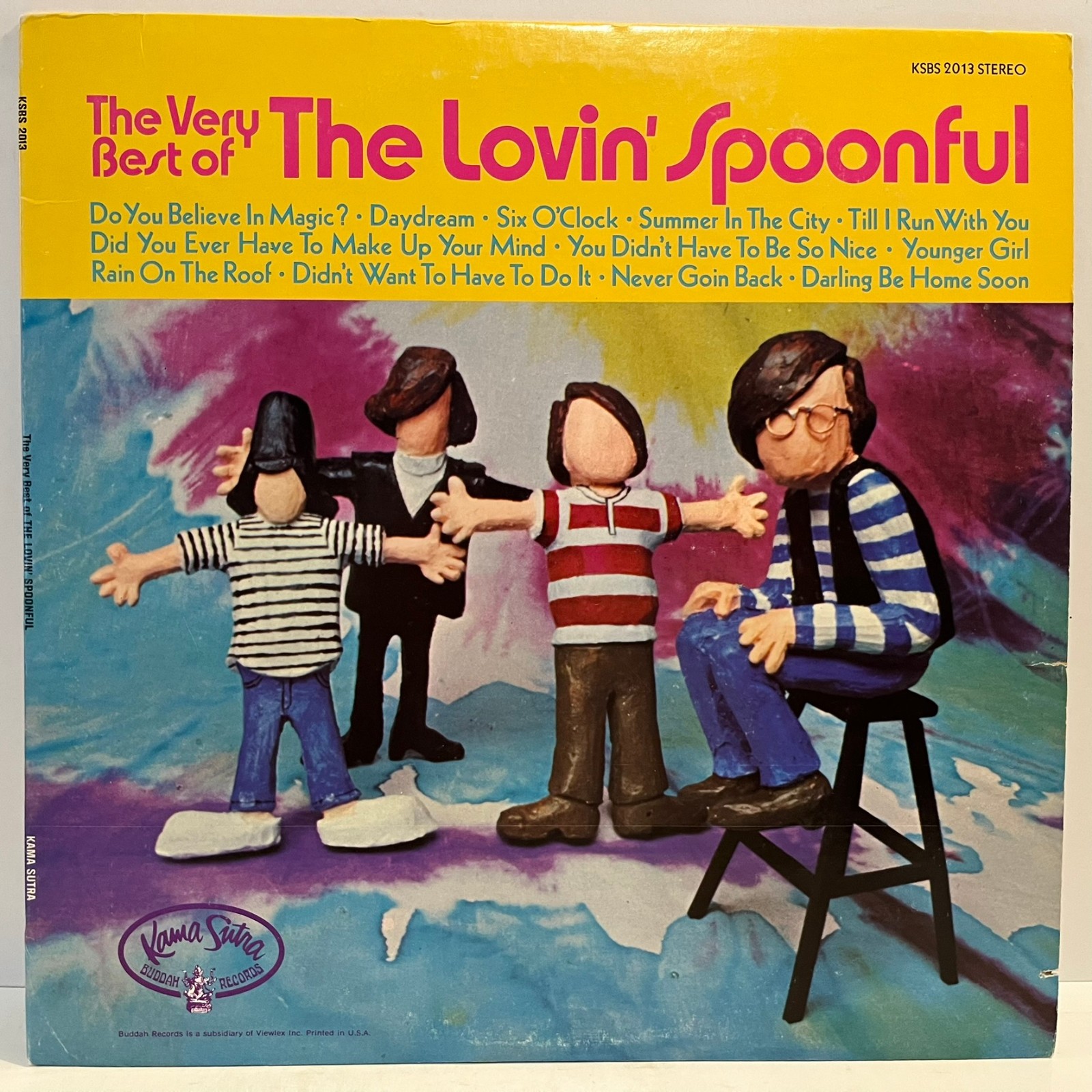 THE LOVIN’ SPOONFUL – Very Best Of (1975) – 12″ Vinyl Record LP – VG+