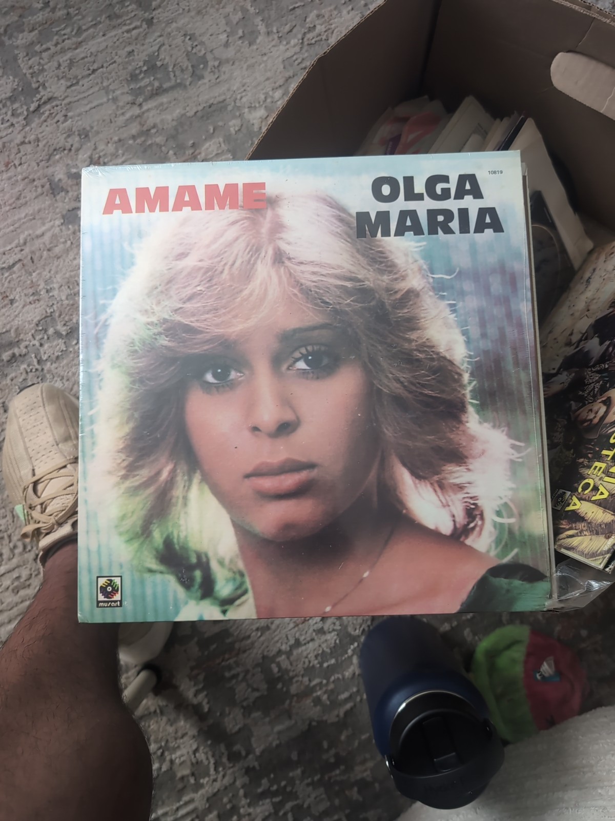OLGA MARIA “ AMAME “ MUSART RECORDS VG+ VINYL/SHRINK/ LEA BIEN !