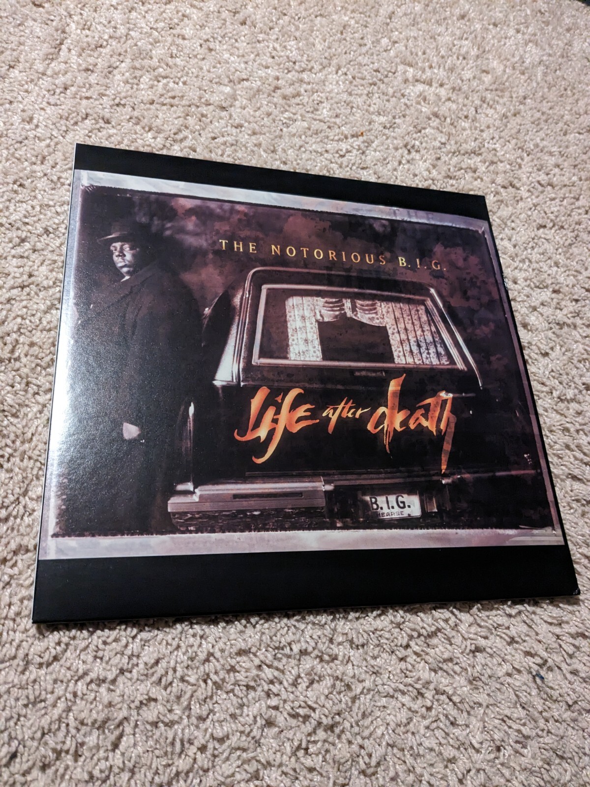 Notorious B.I.G. LIFE AFTER DEATH Bad Boy Entertainment VINYL 3 LP Black