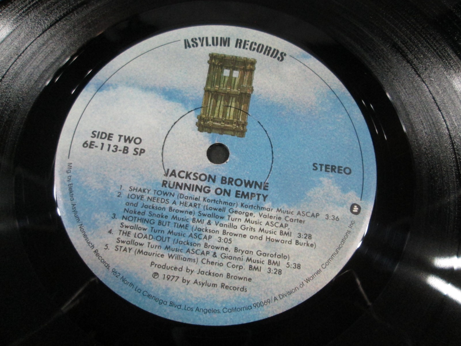 Jackson Browne – Running on Empty LP Album 1977 Asylum Pop Rock w/Booklet